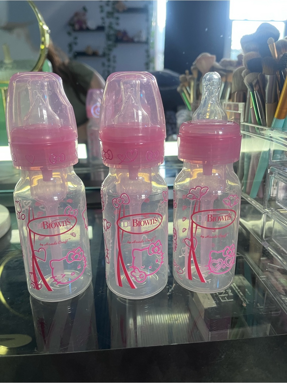 Dr. Brown's Pink Hello Kitty Baby Bottles - 3 Pack